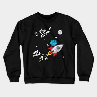 NANO to the Moon !!! Crewneck Sweatshirt